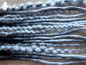 Preview: Synthetic dreads single-end 14 pcs. (black-grey)